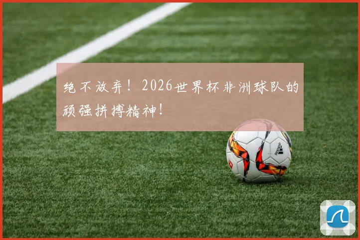 绝不放弃！2026世界杯非洲球队的顽强拼搏精神！