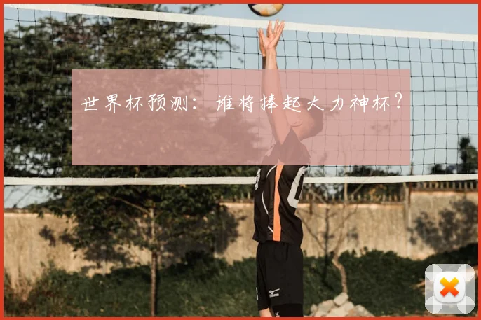 世界杯预测：谁将捧起大力神杯？